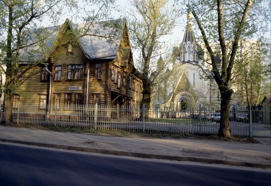 A view on the Resurrection Church in Sokolniki