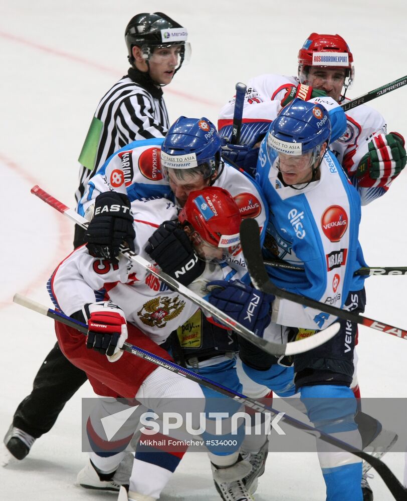 Ice Hockey Channel One Cup: Russia vs. Finland
