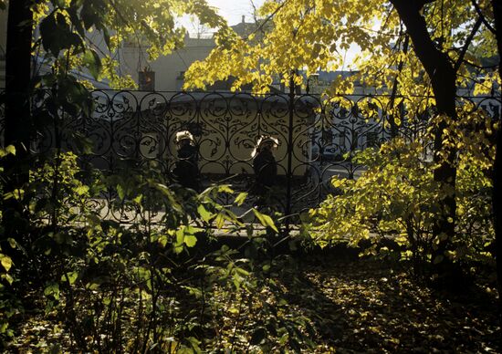 Garden in the former estate of boyar Volkov