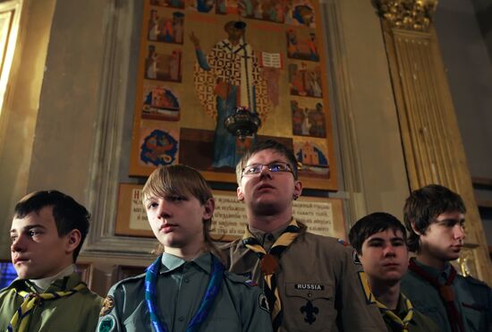 Bethlehem Torch in Russia