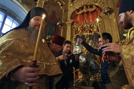 Bethlehem Torch in Russia