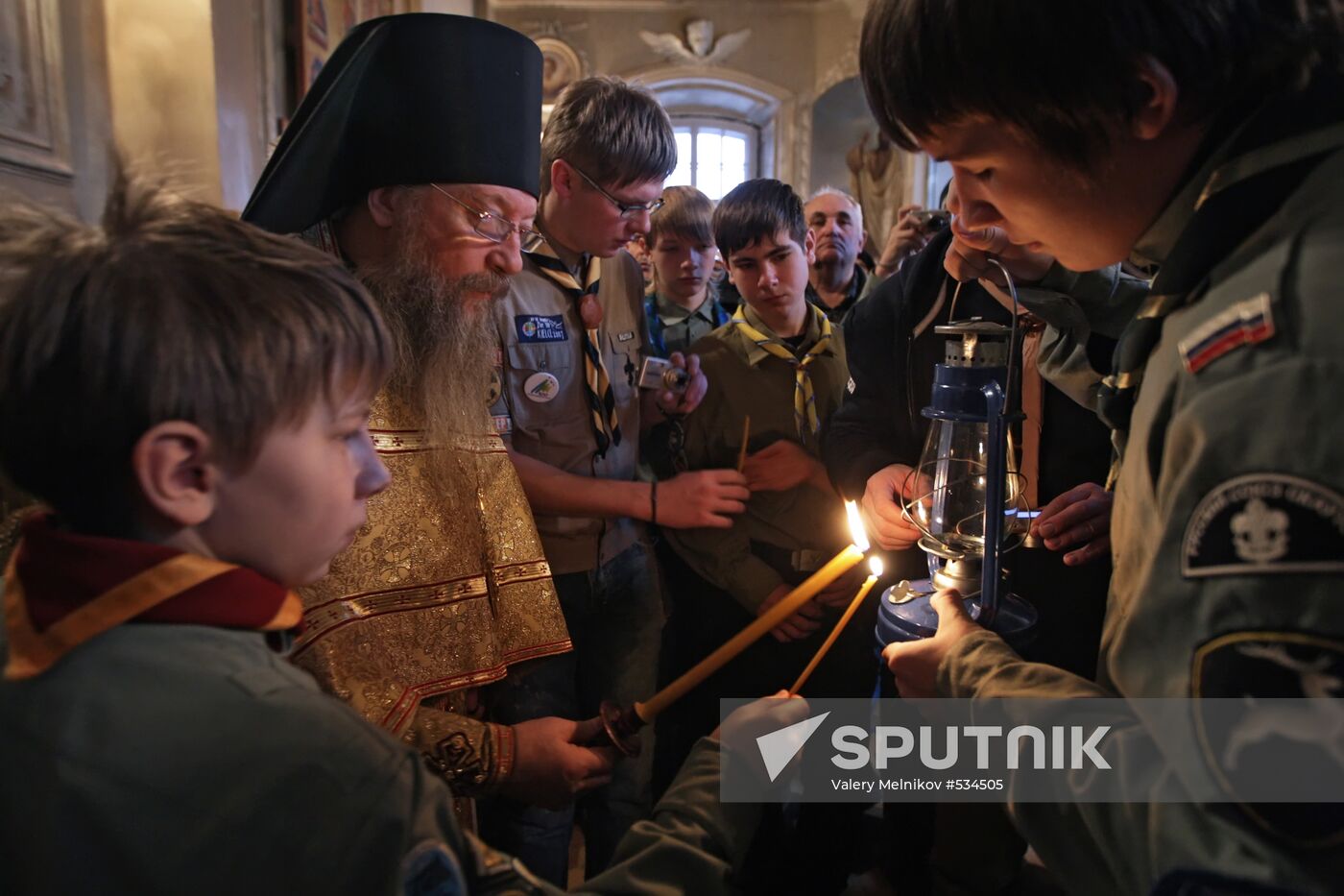 Bethlehem Torch in Russia