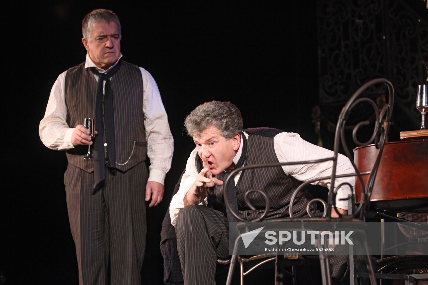 Premiere of Theater Director play in Moscow