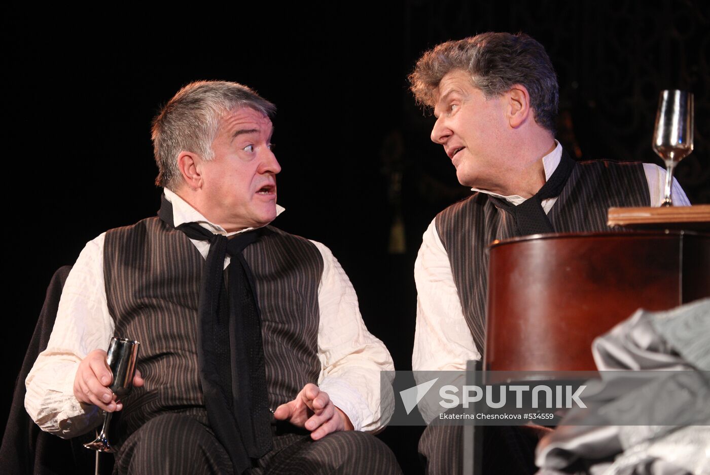Premiere of Theater Director play in Moscow