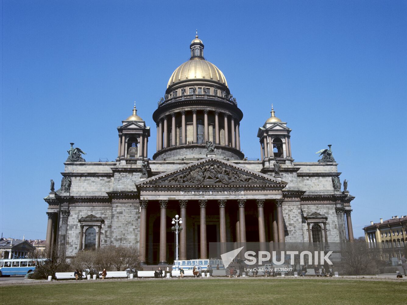 The Cathedral of St. Isaac in Leningrad