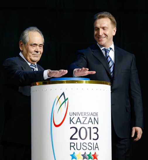 Mintimer Shaimiyev and Igor Shuvalov