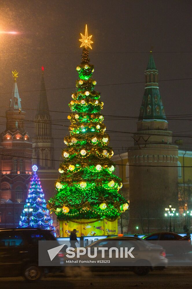 Moscow on Christmas Eve