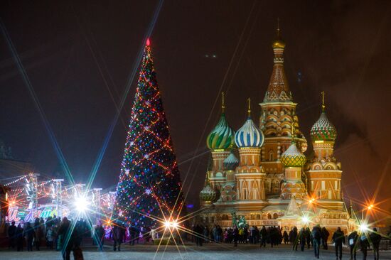 Moscow on Christmas Eve
