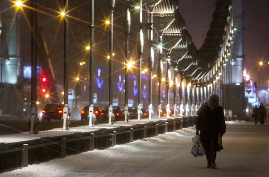 Moscow on New Year's eve