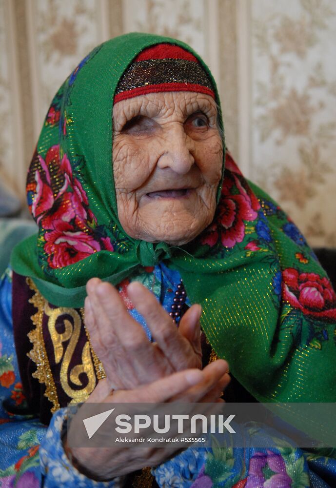 119-year-old Khabibamal Khametova