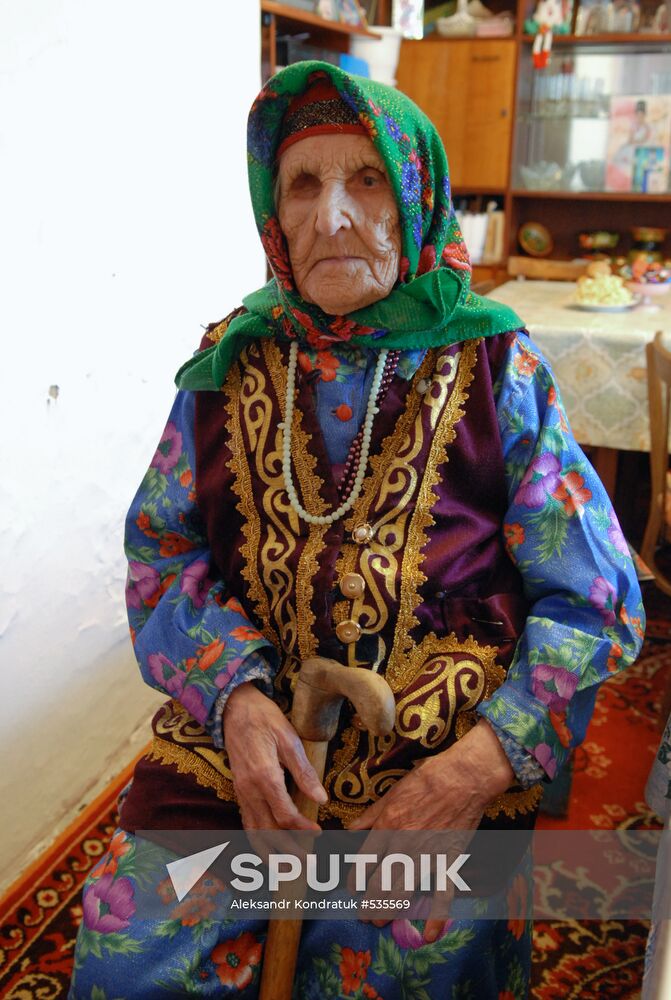 119-year-old Khabibamal Khametova