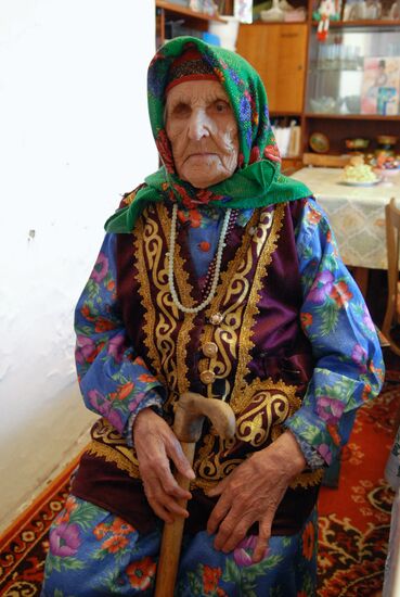 119-year-old Khabibamal Khametova