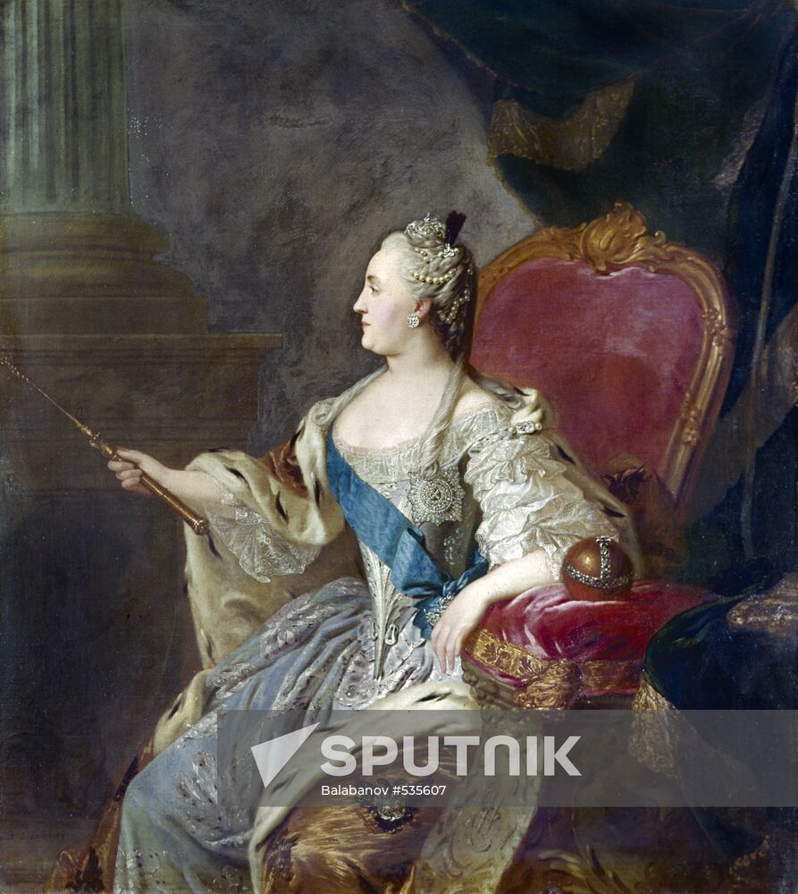 Fedor Rokotov's portrait of Catherine the Great