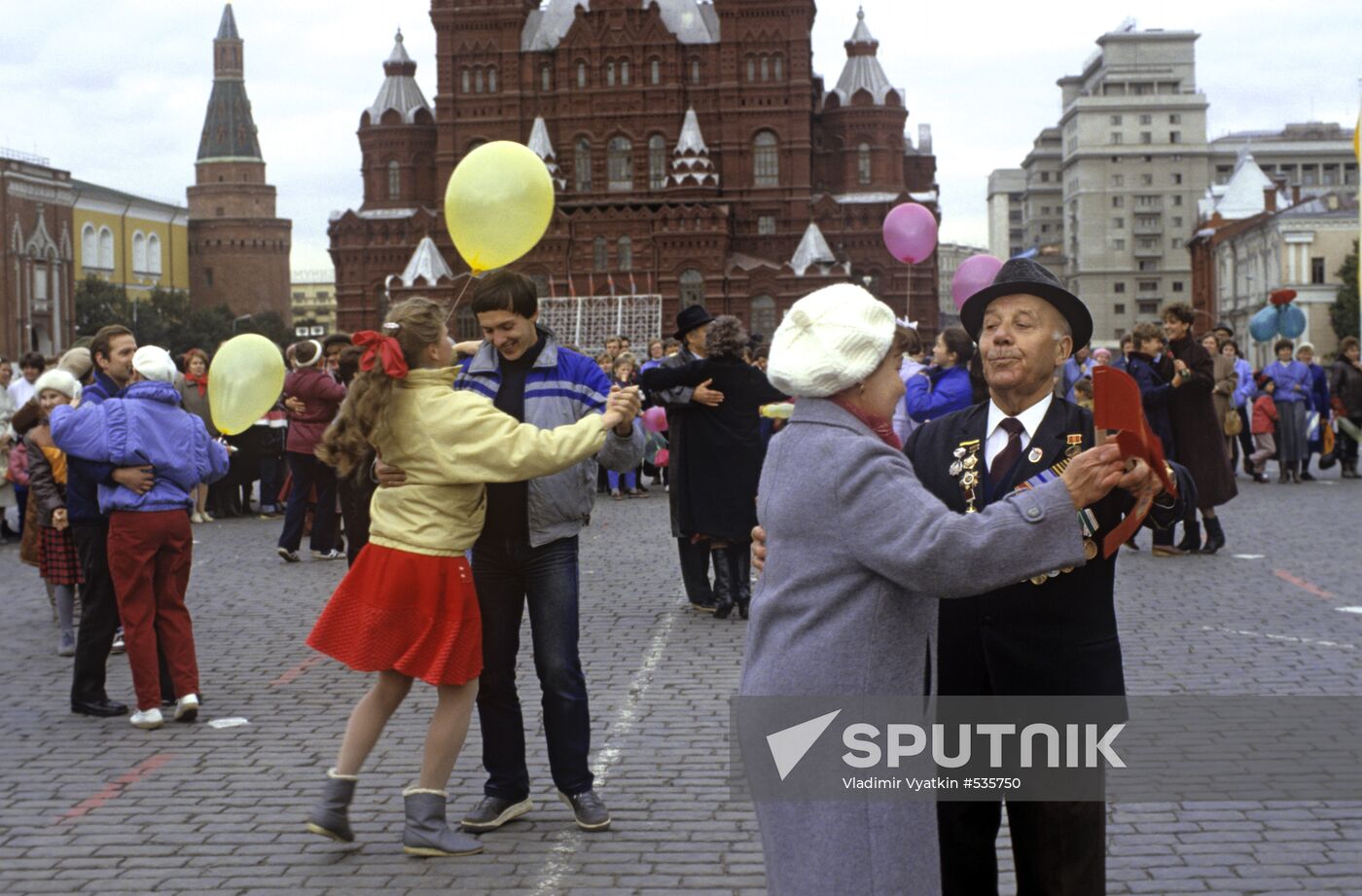 Red Square on day of celebration