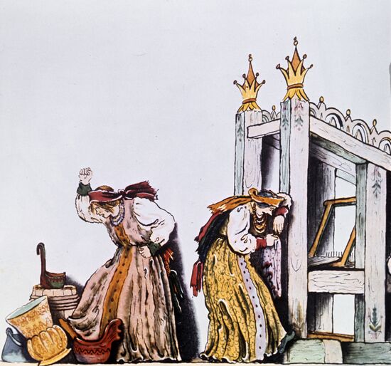 Illustration for Alexander Pushkin's book "Fairy Tales"