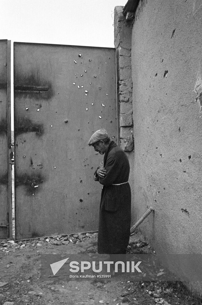 House riddled with bullets in Ağdam