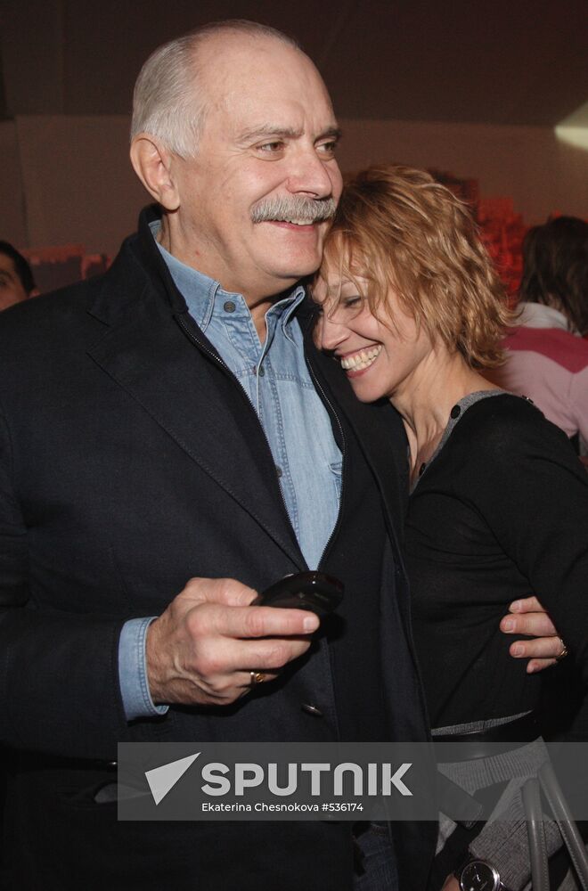 Nikita Mikhalkov and Ingeborga Dapkunaite