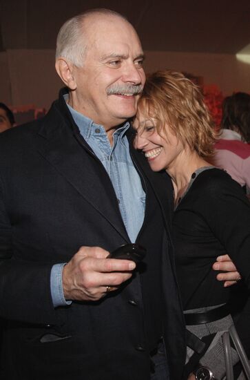 Nikita Mikhalkov and Ingeborga Dapkunaite