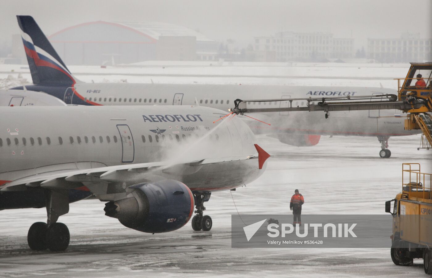 Aeroflot Airbus A-321 at Sheremetyevo