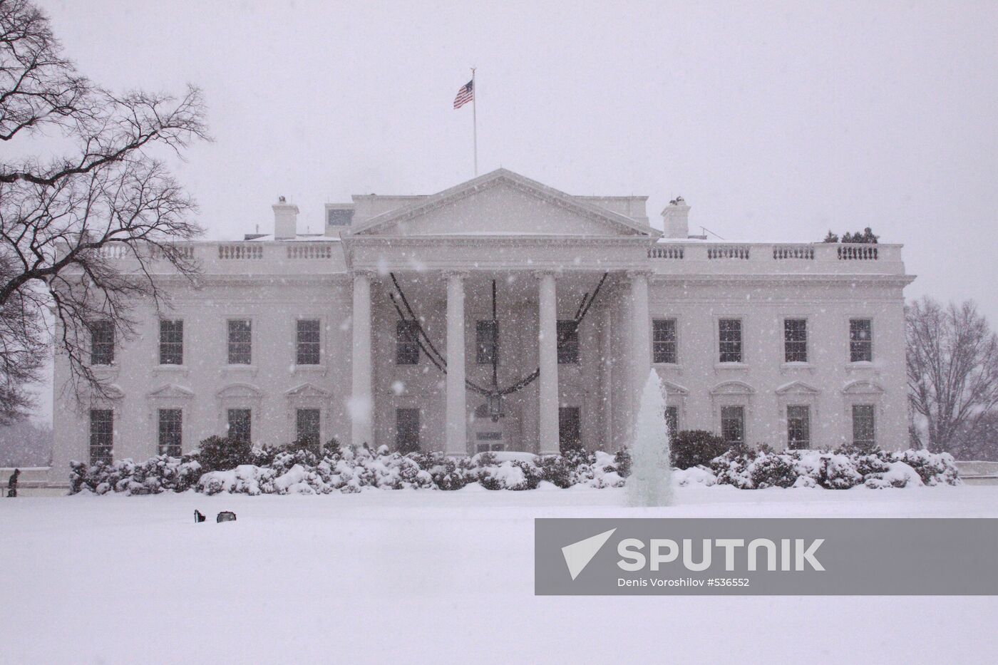 Snowfall in Washington, D.C.