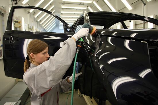 Nissan car plant in St. Petersburg