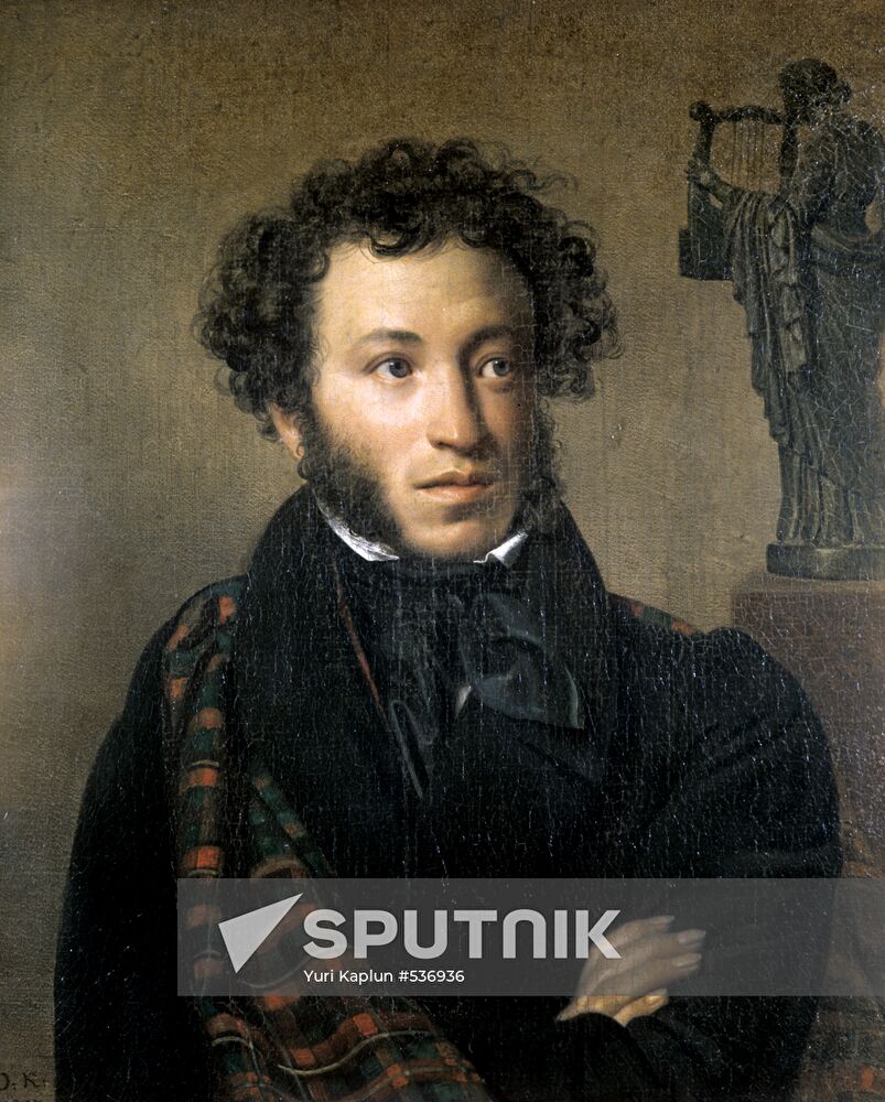 Orest Kiprensky's portrait of Alexander Pushkin