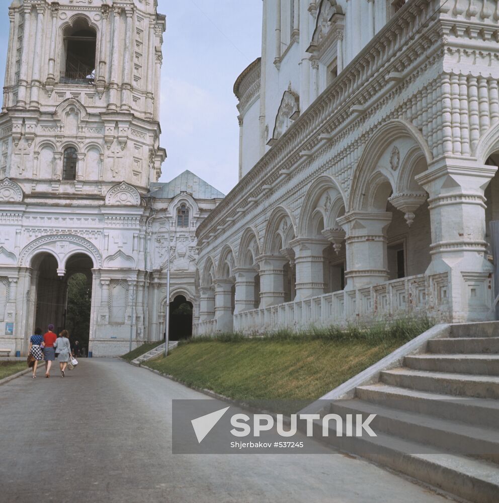 Downstairs church gallery of Dormition Cathedral