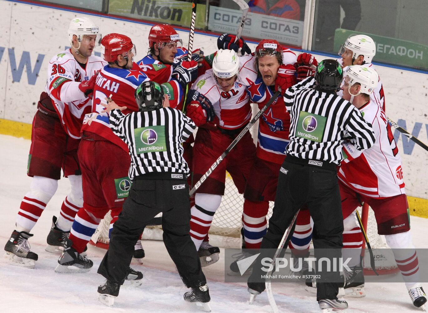 Kontinental Hockey League, CSKA 2-1 Spartak