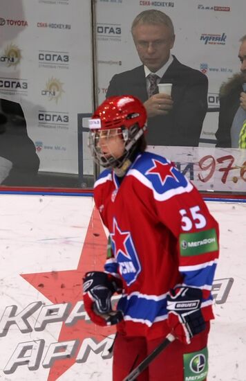 Kontinental Hockey League, CSKA (Moscow) 2-1 Spartak (Moscow)