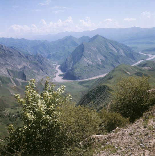 Vakhsh Valley landscape