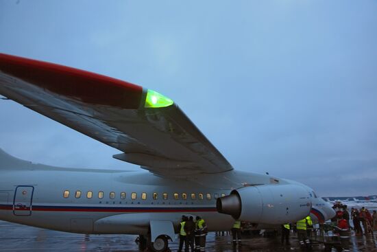 First passenger flight of An-148 jet aircraft
