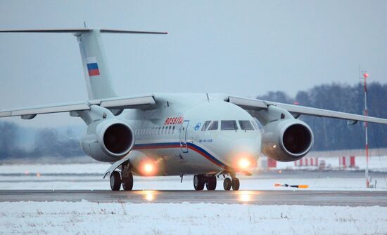 First passenger flight of An-148 jet aircraft