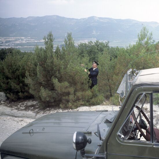 Forest warden Nikolai Fomin