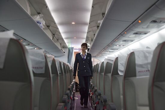 First passenger flight of An-148 jet aircraft