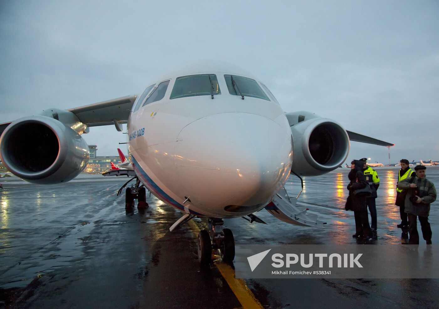 First passenger flight of An-148 jet aircraft