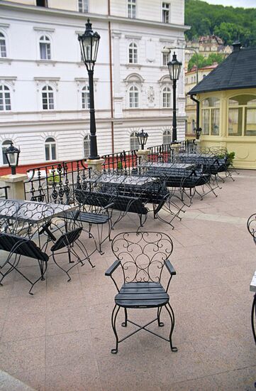 Early morning in Karlovy Vary