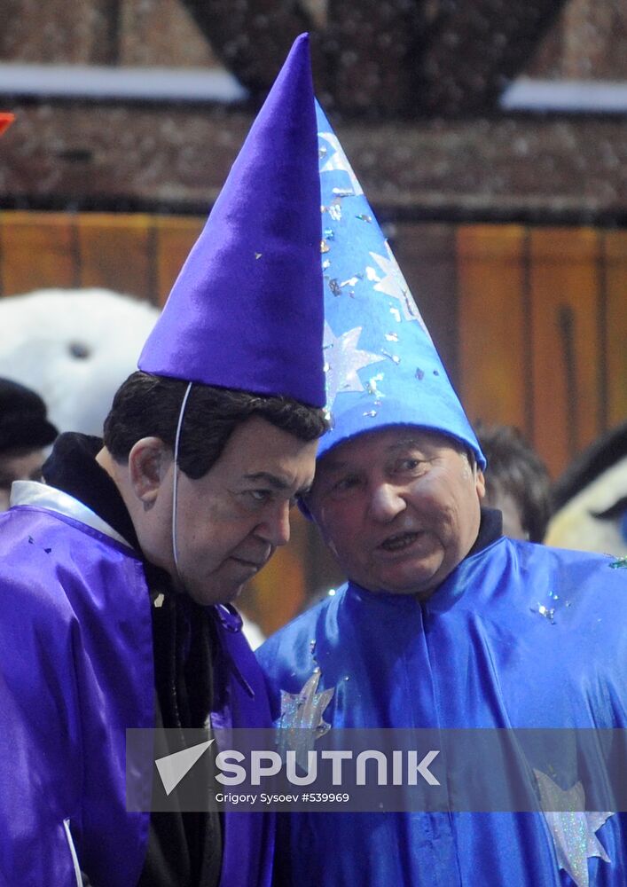 Yuri Luzhkov Iosif Kobzon