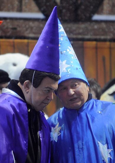 Yuri Luzhkov Iosif Kobzon