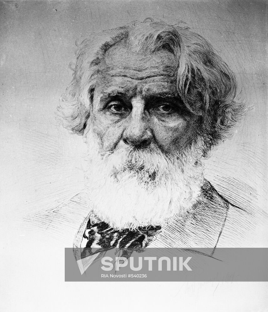 Portrait of Ivan Turgenev