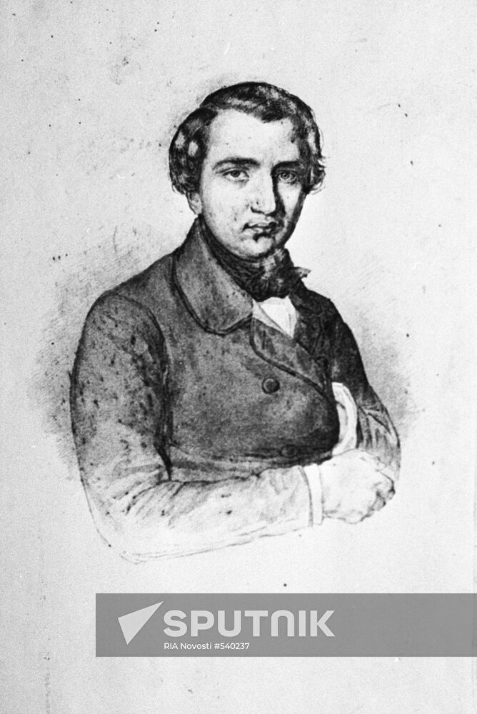 Adolescent portrait of Ivan Turgenev
