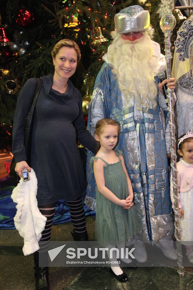 Children's New Year performance in Pushkin Museum of Fine Arts