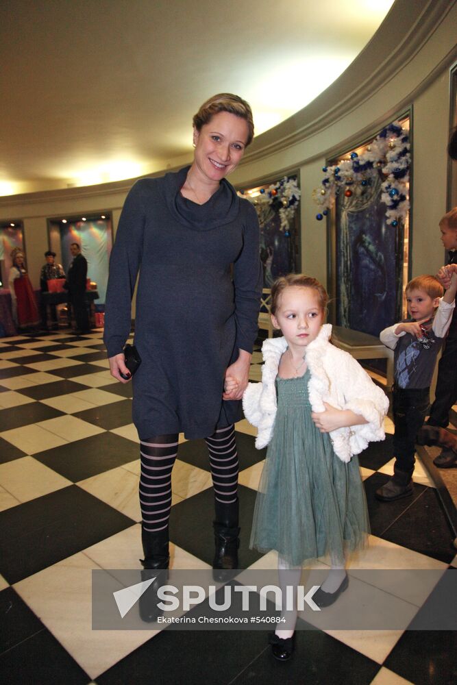 Children's New Year performance in Pushkin Museum of Fine Arts