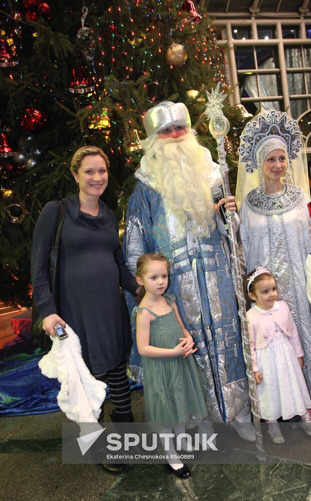 Children's New Year performance in Pushkin Museum of Fine Arts