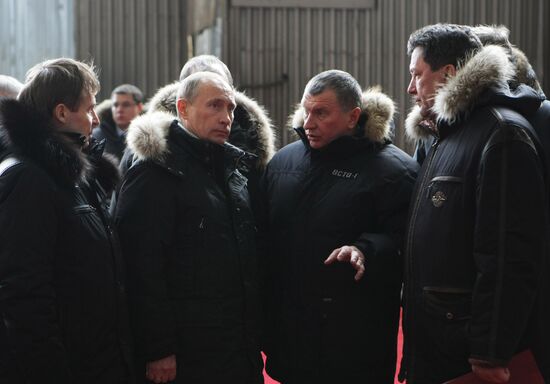 Vladimir Putin. Visit. Primorye.