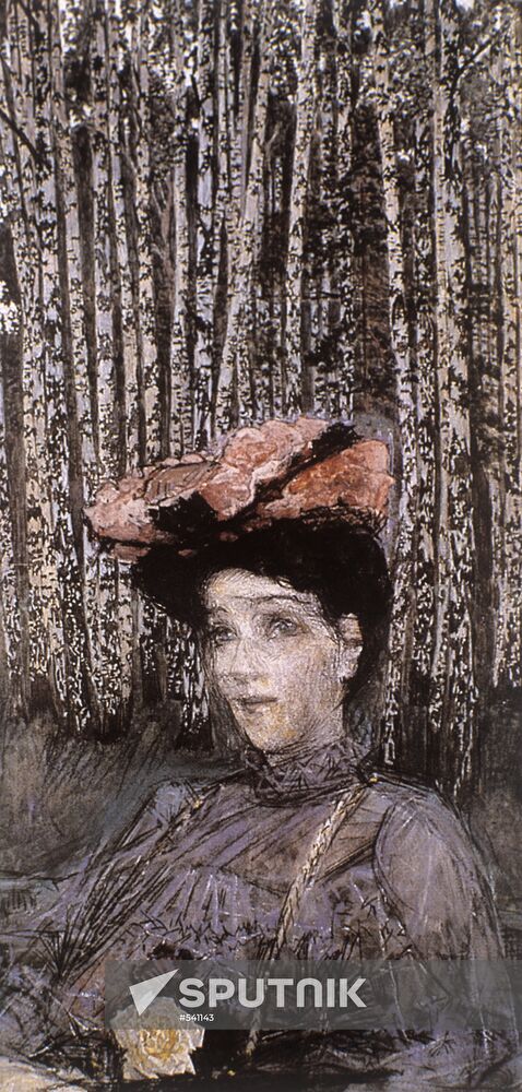 Reproduction of Vrubel's painting