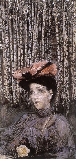Reproduction of Vrubel's painting