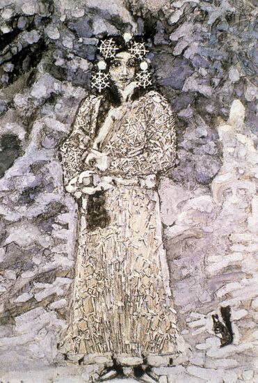 Reproduction of "Snow Maiden" painting