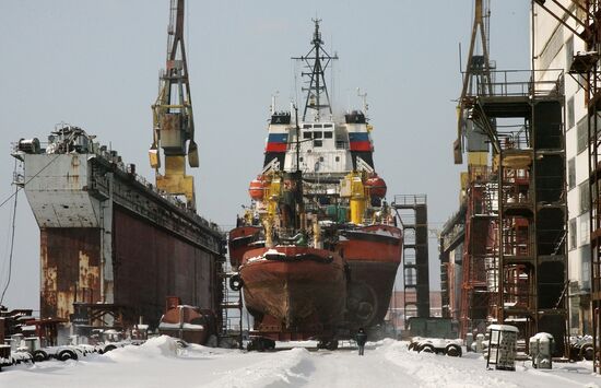 The Zvezda Shipyard in Russia's Far East