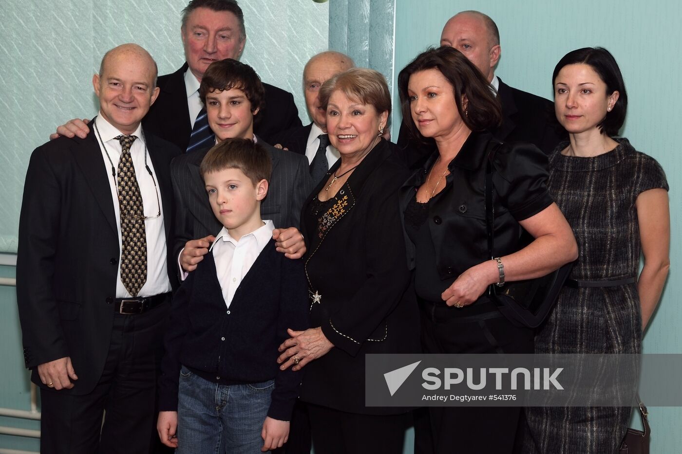 Larisa Latynina and her family