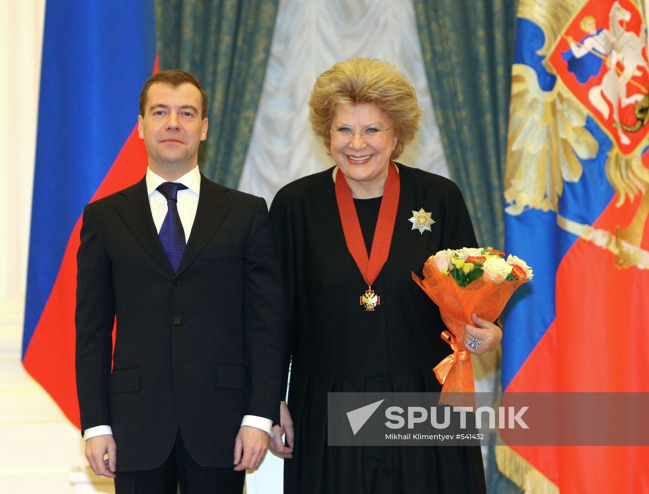 Dmitry Medvedev presents state awards at the Kremlin